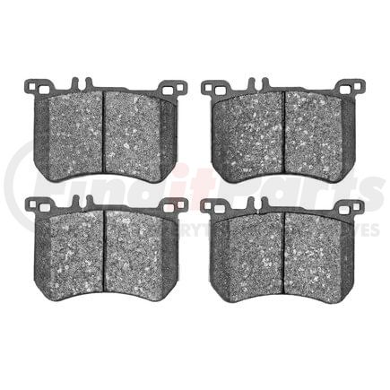 1551-1670-00 by DYNAMIC FRICTION COMPANY - 5000 Advanced Brake Pads - Low Metallic