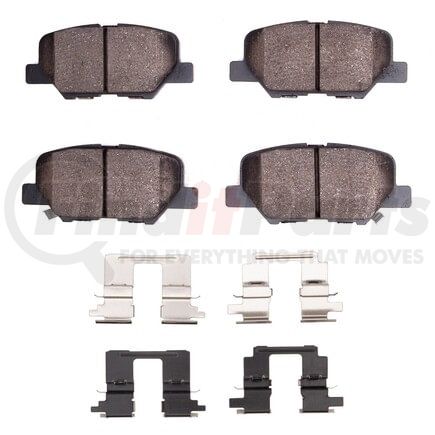 1551-1679-02 by DYNAMIC FRICTION COMPANY - 5000 Advanced Pads - Ceramic and Hardware Kit