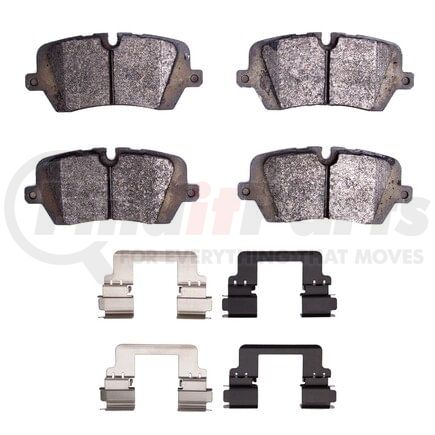 1551-1692-01 by DYNAMIC FRICTION COMPANY - 5000 Advanced Pads - Low-Metallic and Hardware Kit