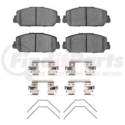 1551-1697-01 by DYNAMIC FRICTION COMPANY - 5000 Advanced Pads - Ceramic and Hardware Kit