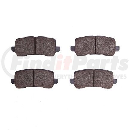 1551-1698-00 by DYNAMIC FRICTION COMPANY - 5000 Advanced Brake Pads - Ceramic