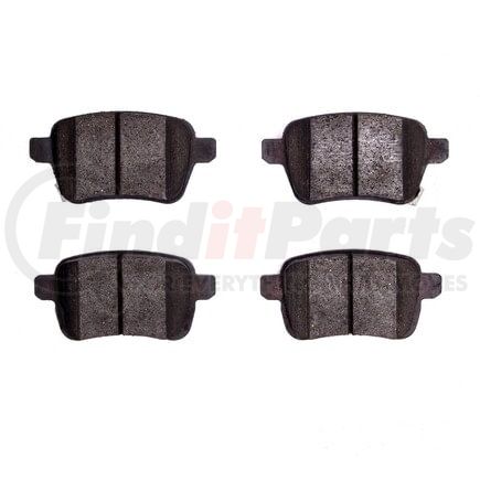 1551-1722-00 by DYNAMIC FRICTION COMPANY - 5000 Advanced Brake Pads - Ceramic