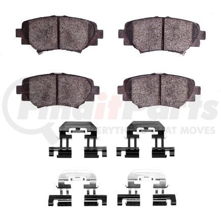 1551-1729-01 by DYNAMIC FRICTION COMPANY - 5000 Advanced Pads - Ceramic and Hardware Kit