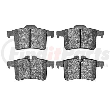 1551-1747-00 by DYNAMIC FRICTION COMPANY - 5000 Advanced Brake Pads - Low Metallic