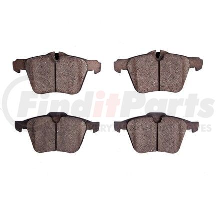 1551-1751-00 by DYNAMIC FRICTION COMPANY - 5000 Advanced Brake Pads - Low Metallic