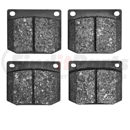 1311-0002-00 by DYNAMIC FRICTION COMPANY - 3000 Semi-Metallic Brake Pads