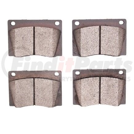 1311-0004-00 by DYNAMIC FRICTION COMPANY - 3000 Semi-Metallic Brake Pads