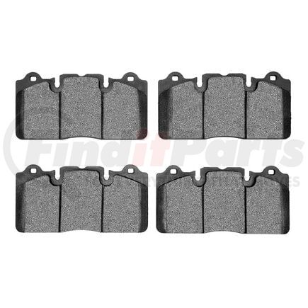 1551-1763-00 by DYNAMIC FRICTION COMPANY - 5000 Advanced Brake Pads - Low Metallic