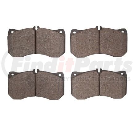 1551-1781-00 by DYNAMIC FRICTION COMPANY - 5000 Advanced Brake Pads - Low Metallic