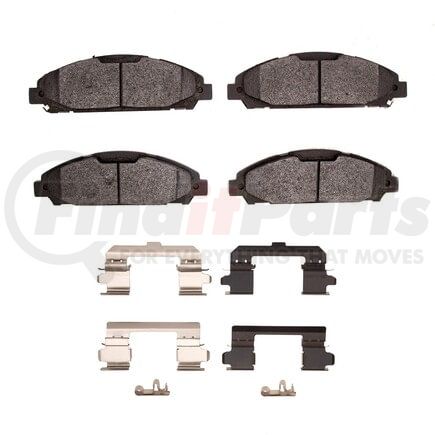 1551-1791-01 by DYNAMIC FRICTION COMPANY - 5000 Advanced Pads - Ceramic and Hardware Kit