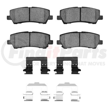 1551-1793-01 by DYNAMIC FRICTION COMPANY - 5000 Advanced Pads - Ceramic and Hardware Kit