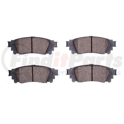 1551-1805-00 by DYNAMIC FRICTION COMPANY - 5000 Advanced Brake Pads - Ceramic