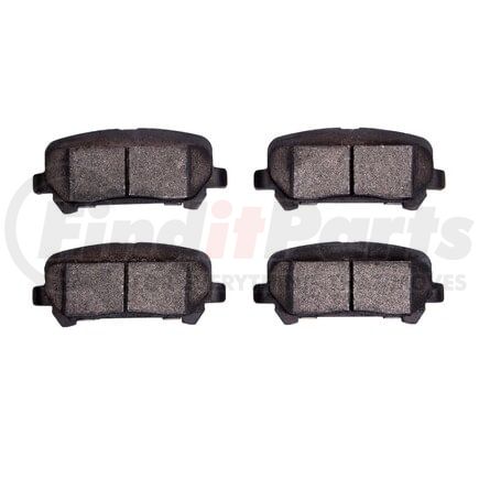 1551-1806-00 by DYNAMIC FRICTION COMPANY - 5000 Advanced Brake Pads - Ceramic