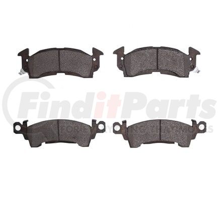 1311-0052-00 by DYNAMIC FRICTION COMPANY - 3000 Semi-Metallic Brake Pads