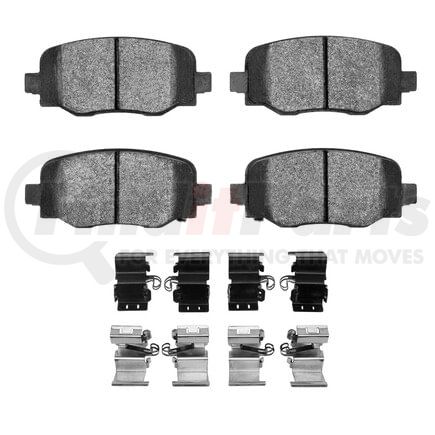 1551-1809-01 by DYNAMIC FRICTION COMPANY - 5000 Advanced Pads - Ceramic and Hardware Kit