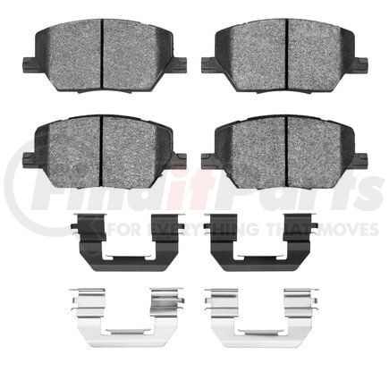 1551-1811-01 by DYNAMIC FRICTION COMPANY - 5000 Advanced Pads - Ceramic and Hardware Kit