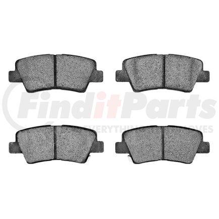 1551-1812-00 by DYNAMIC FRICTION COMPANY - 5000 Advanced Brake Pads - Ceramic