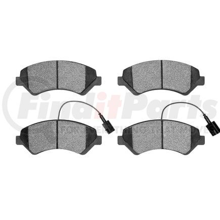 1551-1842-00 by DYNAMIC FRICTION COMPANY - 5000 Advanced Brake Pads - Semi Metallic