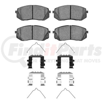 1551-1855-01 by DYNAMIC FRICTION COMPANY - 5000 Advanced Pads - Ceramic and Hardware Kit