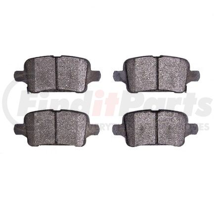 1551-1857-00 by DYNAMIC FRICTION COMPANY - 5000 Advanced Brake Pads - Ceramic