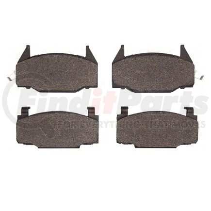 1311-0139-00 by DYNAMIC FRICTION COMPANY - 3000 Semi-Metallic Brake Pads