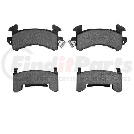 1311-0154-00 by DYNAMIC FRICTION COMPANY - 3000 Semi-Metallic Brake Pads