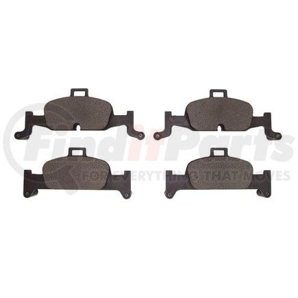 1551-1897-00 by DYNAMIC FRICTION COMPANY - 5000 Advanced Brake Pads - Ceramic