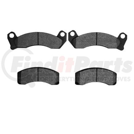 1311-0200-00 by DYNAMIC FRICTION COMPANY - 3000 Semi-Metallic Brake Pads