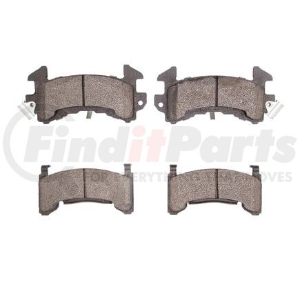 1311-0202-00 by DYNAMIC FRICTION COMPANY - 3000 Semi-Metallic Brake Pads