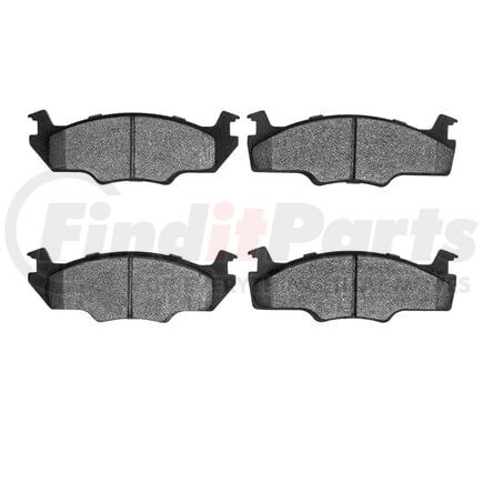 1311-0206-00 by DYNAMIC FRICTION COMPANY - 3000 Semi-Metallic Brake Pads