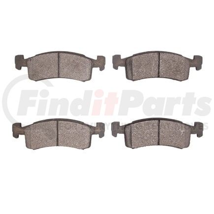 1311-0220-00 by DYNAMIC FRICTION COMPANY - 3000 Semi-Metallic Brake Pads