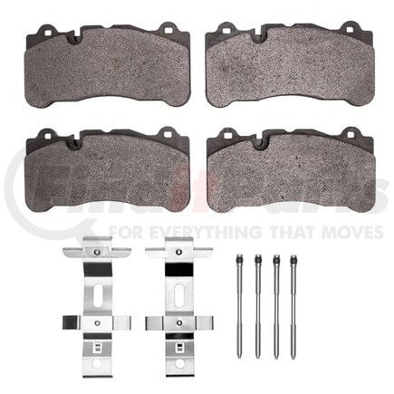 1551-1944-01 by DYNAMIC FRICTION COMPANY - 5000 Advanced Pads - Low-Metallic and Hardware Kit