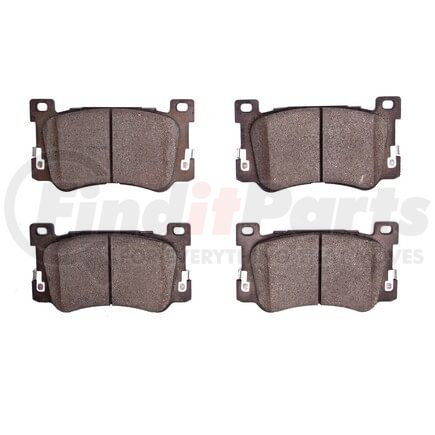 1551-1975-00 by DYNAMIC FRICTION COMPANY - 5000 Advanced Brake Pads - Ceramic