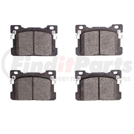 1551-1976-00 by DYNAMIC FRICTION COMPANY - 5000 Advanced Brake Pads - Ceramic