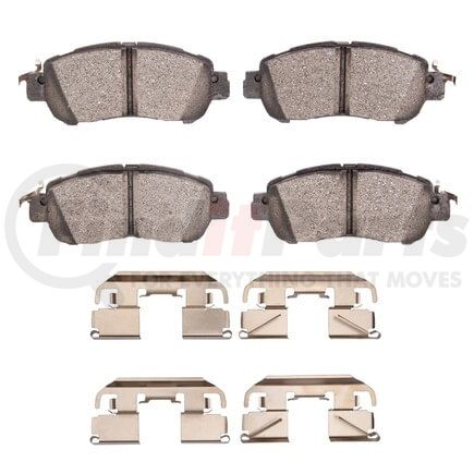 1551-2038-01 by DYNAMIC FRICTION COMPANY - 5000 Advanced Pads - Ceramic and Hardware Kit