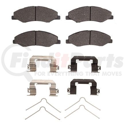 1551-2089-01 by DYNAMIC FRICTION COMPANY - 5000 Advanced Pads - Ceramic and Hardware Kit