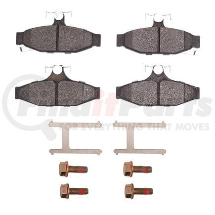 1311-0295-01 by DYNAMIC FRICTION COMPANY - 3000 Semi-Met Pads and Hardware Kit