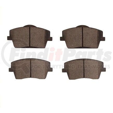 1551-2137-00 by DYNAMIC FRICTION COMPANY - 5000 Advanced Brake Pads - Ceramic