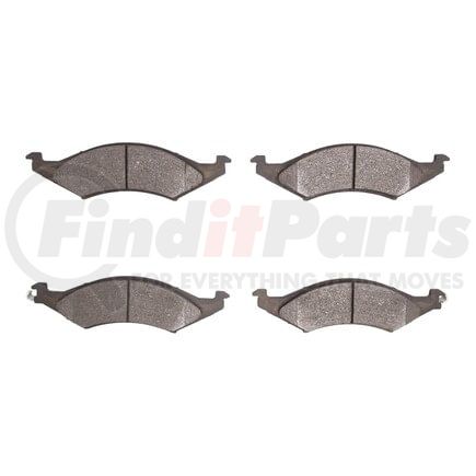 1311-0324-00 by DYNAMIC FRICTION COMPANY - 3000 Semi-Metallic Brake Pads