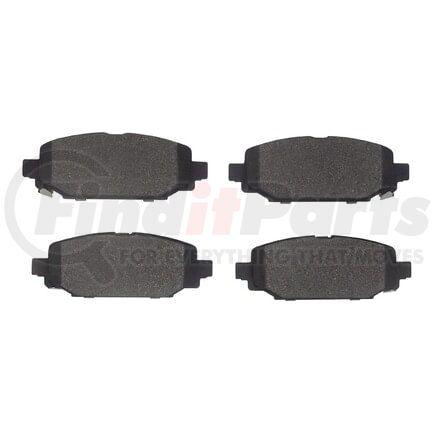 1551-2172-00 by DYNAMIC FRICTION COMPANY - 5000 Advanced Brake Pads - Ceramic