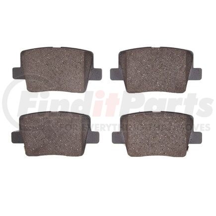 1551-2203-00 by DYNAMIC FRICTION COMPANY - 5000 Advanced Brake Pads - Ceramic