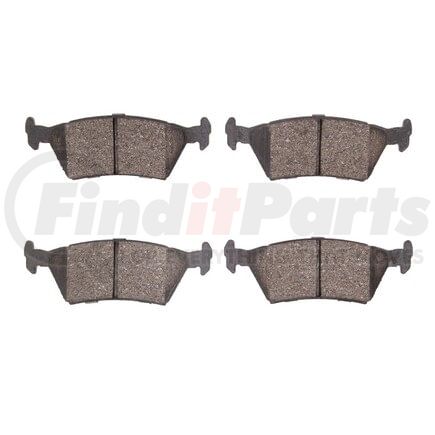 1311-0381-00 by DYNAMIC FRICTION COMPANY - 3000 Semi-Metallic Brake Pads