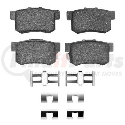 1115-0536-01 by DYNAMIC FRICTION COMPANY - Active Perform Pads and Hardware Kit