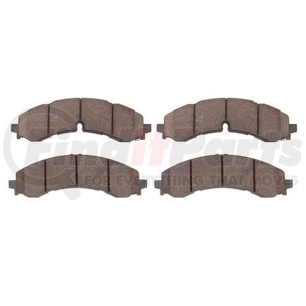 1551-2250-00 by DYNAMIC FRICTION COMPANY - DFC 5000 Advanced Brake Pads - Ceramic
