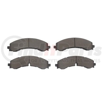 1551-2250-10 by DYNAMIC FRICTION COMPANY - 5000 Advanced Brake Pads - Ceramic