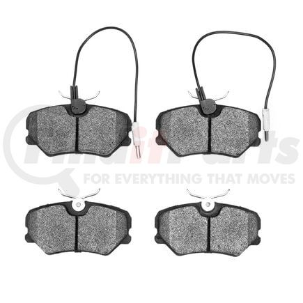 1311-0454-00 by DYNAMIC FRICTION COMPANY - 3000 Semi-Metallic Brake Pads