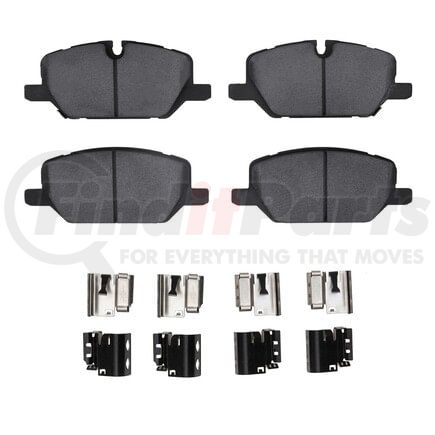 1551-2314-01 by DYNAMIC FRICTION COMPANY - 5000 Advanced Brake Pads - Ceramic and Hardware Kit