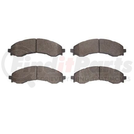 1551-2404-00 by DYNAMIC FRICTION COMPANY - 5000 Advanced Brake Pads - Semi Metallic