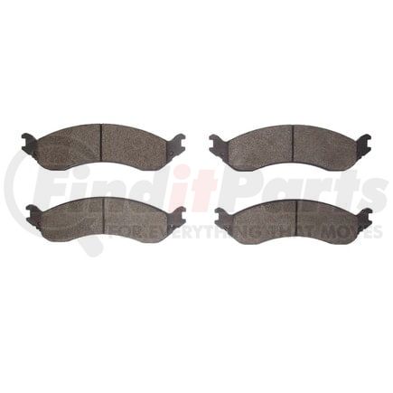 1551-2406-00 by DYNAMIC FRICTION COMPANY - 5000 Advanced Brake Pads - Semi Metallic