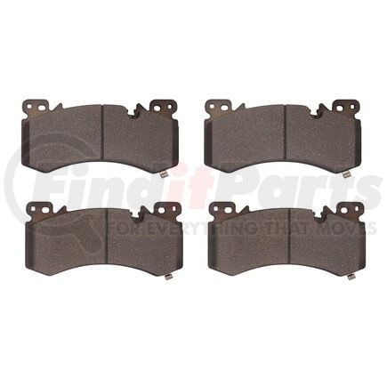 1551-2407-00 by DYNAMIC FRICTION COMPANY - 5000 Advanced Brake Pads - Low Metallic